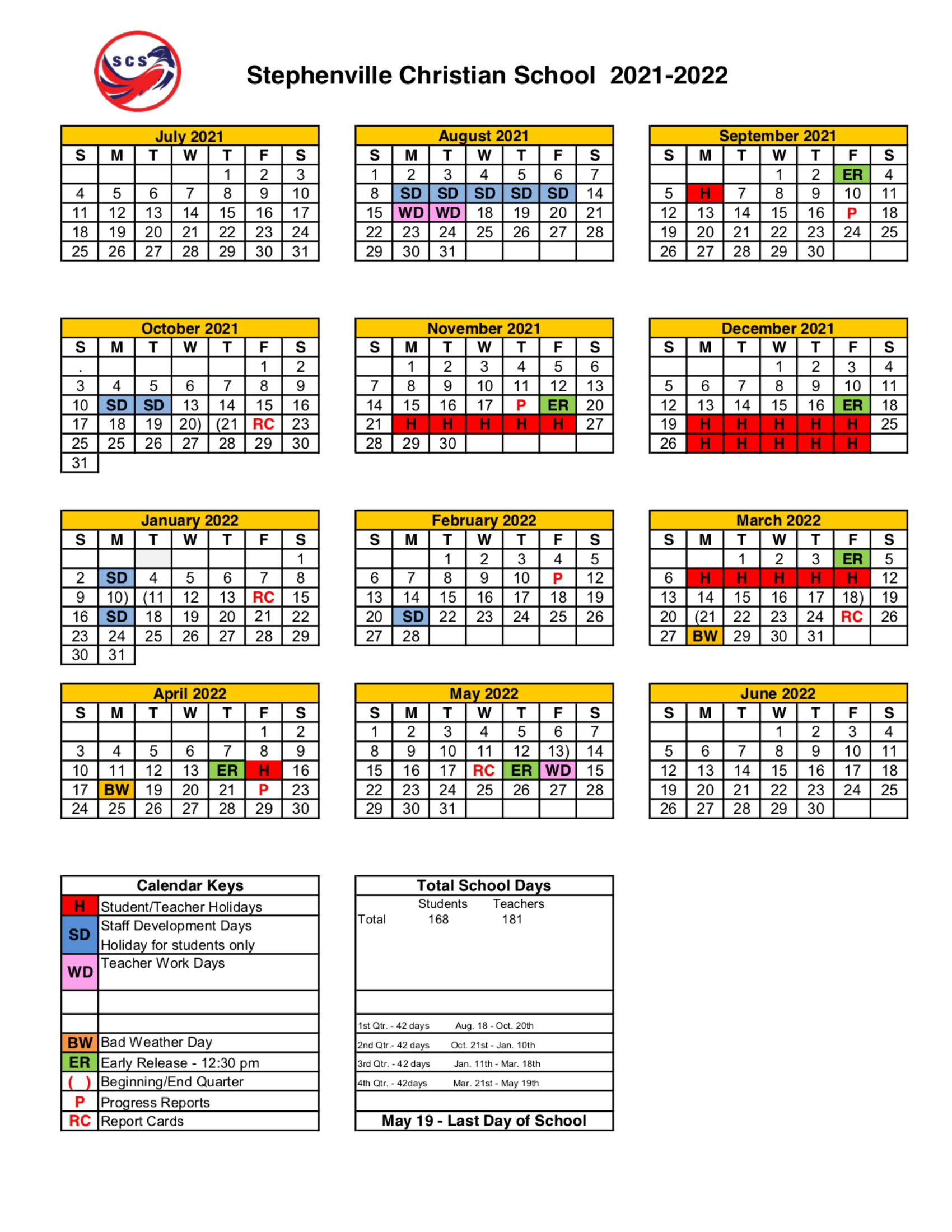 Scs 2022 Calendar Calendar | Scs